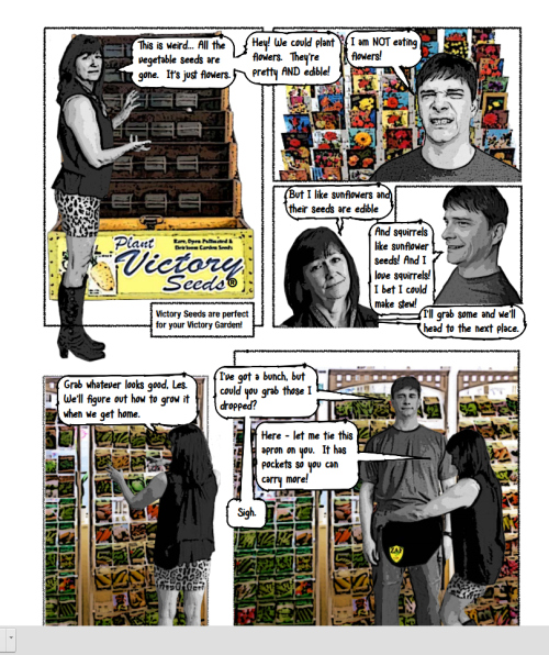 From Quick! Plant Something! Gardening Guide - Issue #2, Starting Seeds