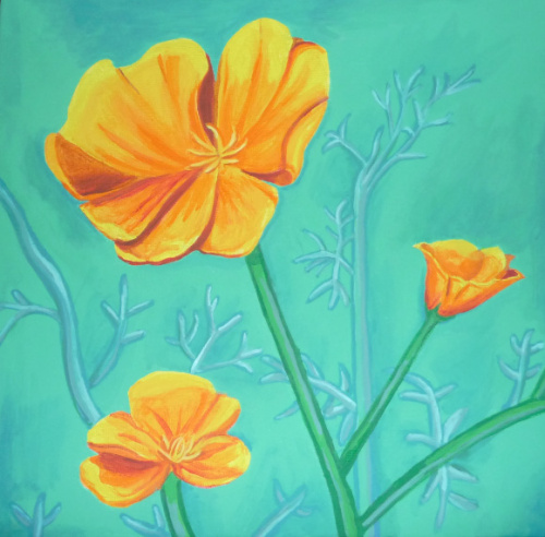 California Poppies by Lisa Repka