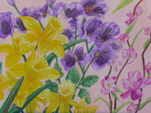 Spring Flowers by Lisa Repka