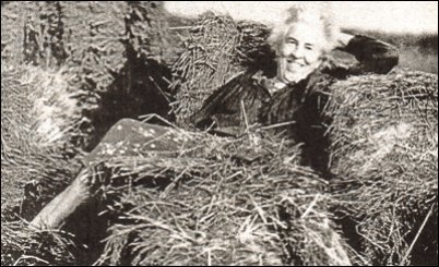 My sultry and sensual garden mentor, Ruth Stout. Did you know she enjoyed gardening in the nude?