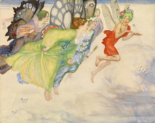 Robert_Anning_Bell_1901_A_Flight_of_Fairies